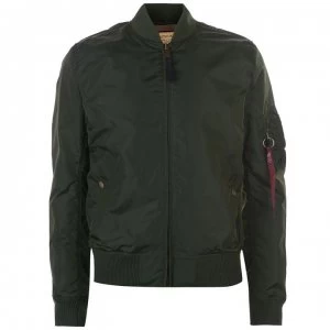 image of Alpha Industries TT Bomber Jacket - Dark Green