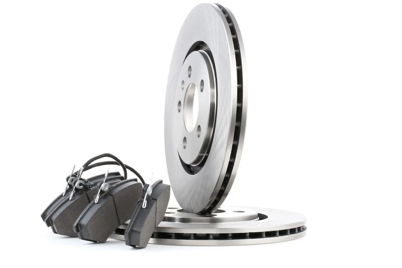 Image of RIDEX 3405B0180 Brake disc and pads set Front Axle, Brake Disc Type: Vented Brake Set,disc brakes (3405)