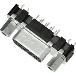 Image of D SUB receptacles 180 Number of pins 15 Soldering Harting
