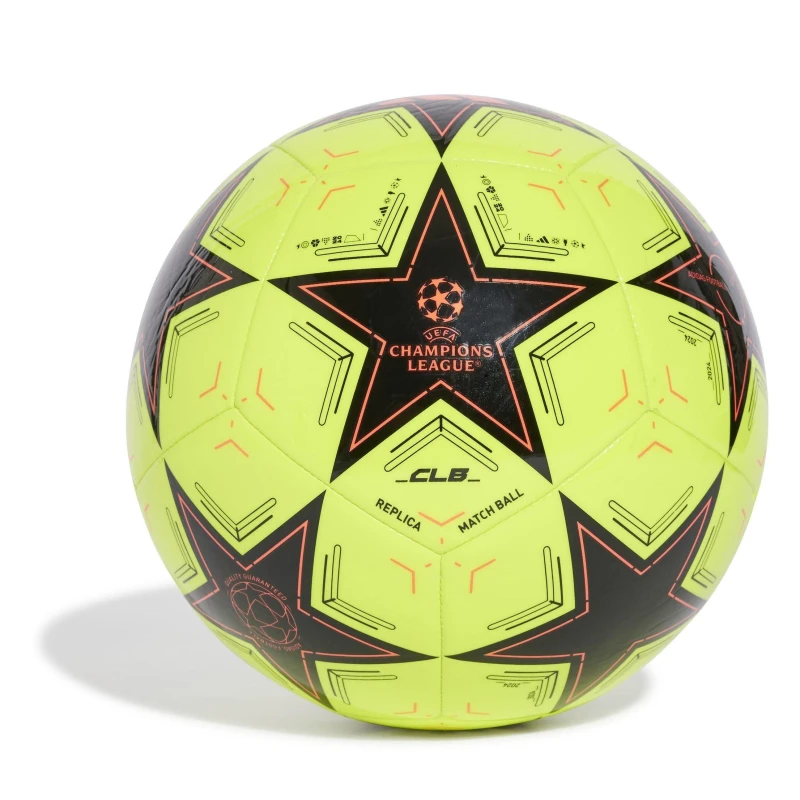 Image of adidas Glider UCL Finale Football 2024 2025 - Yellow Yellow Size 5