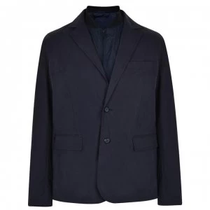 Image of DKNY 2 In 1 Blazer And Bomber Jacket - Navy
