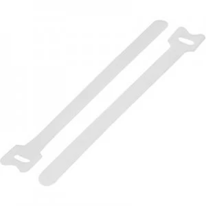 Image of Hook and loop cable tie for bundling Hook and loop pad L x W 240 mm x 16 mm