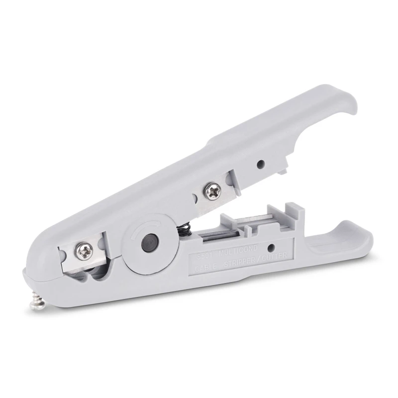 Image of StarTech.com StarTech.com Network Cable Stripper and Cutter, Professional Wire Stripper for UTP/FTP/STP/Coax Cables, Rotary Wire Stripping and Cutting