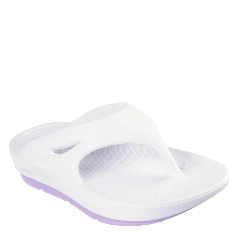 Image of Skechers 3pt Sandal Sports Sandals Womens White/Lavender female 2 (35)