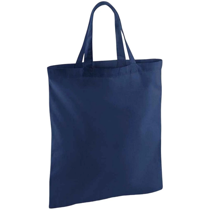 Image of Westford Mill Womens Short Handle Tote Bag in Navy Navy Female One Size