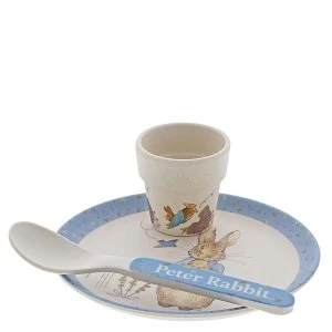 Peter Rabbit Bamboo Egg Cup Dinner Set