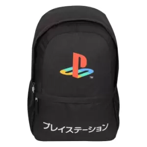 Image of Playstation Childrens/Kids Japanese Logo Backpack (One Size) (Black)