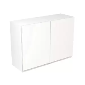 image of KitchenKIT J-Pull Handleless 100cm Wall Unit - Matt White