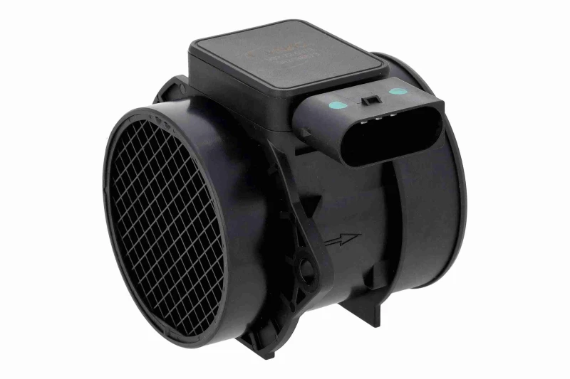 Image of VEMO V52-72-0378 Mass air flow sensor Green Mobility Parts without gasket/seal Air Mass Sensor (3926)