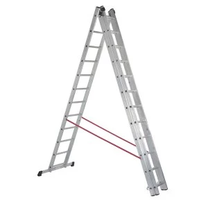 image of Draper Expert Combination 12 Step Aluminium Ladder To En131