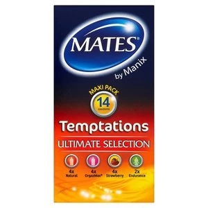 Image of Mates Temptations Condom 14 Pack