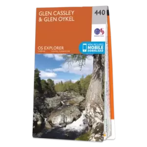 Image of Map of Glen Cassley & Glen Oykel