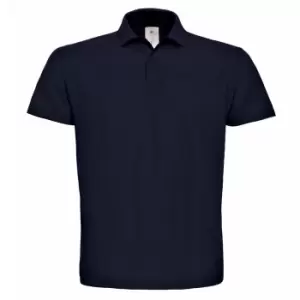 Image of B&C ID.001 Mens Short Sleeve Polo Shirt (3XL) (Navy Blue)
