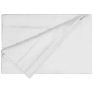 Image of Belledorm - 200 Thread Count Egyptian Cotton Flat Sheet (Double) (White) - White