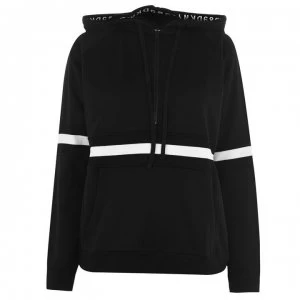 image of DKNY Downtown Long Sleeve Hoodie - BLACK-001