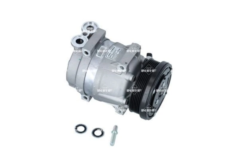 Image of NRF 32484 AC Compressor PAG 150, with PAG compressor oil, with gaskets/seals Compressor,air conditioning (447)