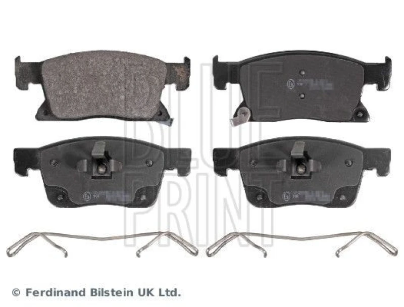 Image of Blue PRINT Brake pad set Blue PRINT ADW194224
