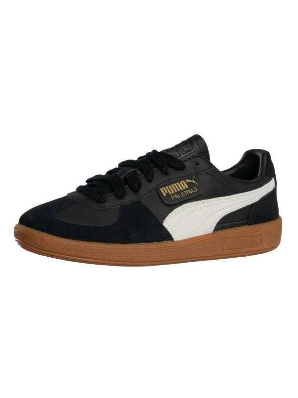 Image of Puma Leather Trainers Puma Palermo Noir Male 40 396464-03