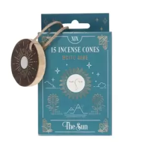 image of The Sun Tarot White Sage Incense Cones