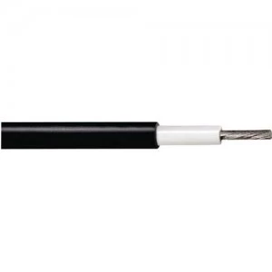 Image of Zexum 4mm Black Single Core TUV PV1-F Solar Photovoltaic PV Cable - 1 Meter