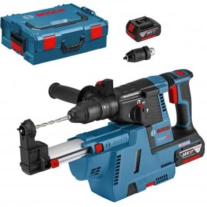 image of Bosch GBH 18 V-26 F 18v Cordless SDS Drill 2 x 6ah Li-ion Charger Case & Accessories