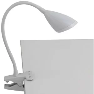 Image of Fan Europe HEGEL Clamp Reading Table Lamp White 260lm 4000K 9.5x33cm
