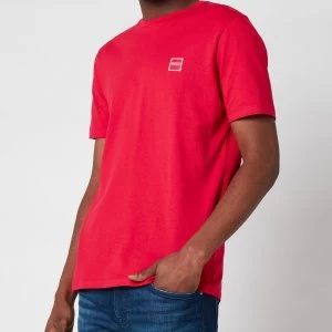 Image of Hugo Boss Tales Chest Logo T-Shirt Medium Pink Size 2XL Men