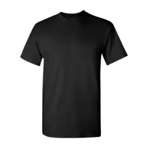 image of Gildan Mens Heavy Cotton Short Sleeve T-Shirt (Pack Of 5) (4XL) (Black)