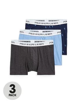 image of Polo Ralph Lauren 3 Pack Boxer Briefs - Cruise Navy, Cruise Navy Size XL Men