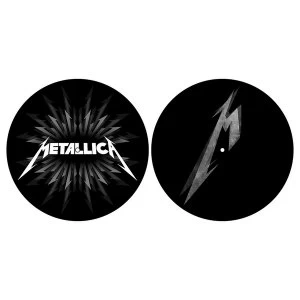 image of Metallica - M & Shuriken Turntable Slipmat Set