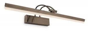 Image of LED 1 Light Picture Wall Light - 11w Antique Brass