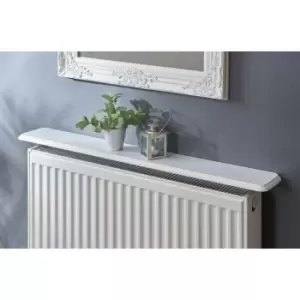 image of 60cm Radiator Shelf White Finish