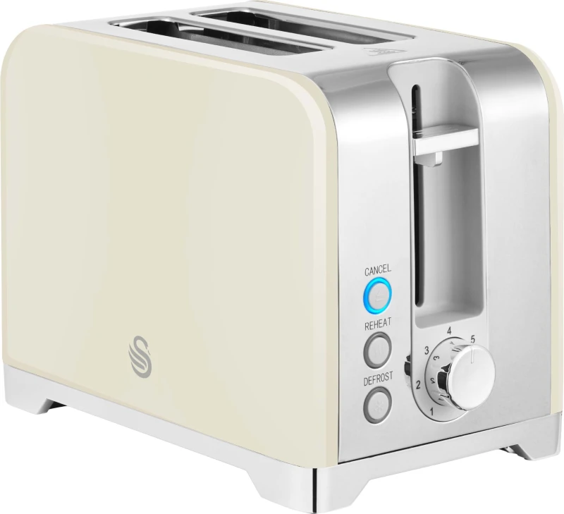 Image of Swan Solace ST19031CRM 2 Slice Toaster - Cream