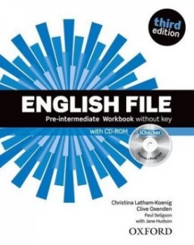 Image of English File third edition Pre-intermediate Workbook with iChecker without key by