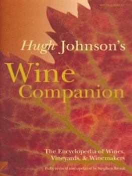 Image of Hugh Johnsons Wine Companion by Hugh Johnson and Stephen Brook Hardback