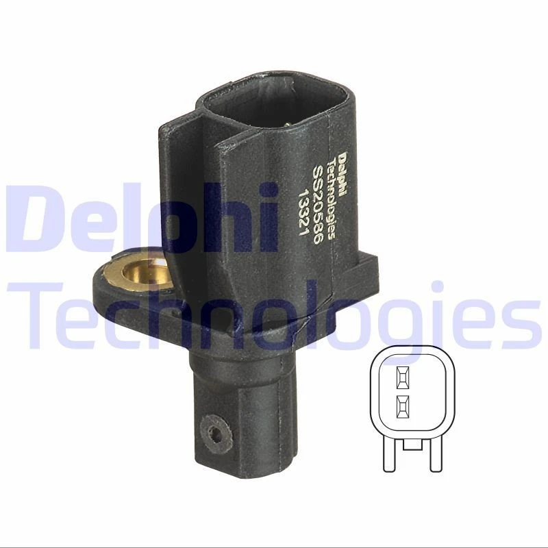 Image of DELPHI ABS sensor DELPHI SS20586