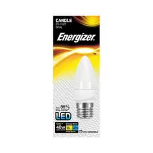 image of Candle LED 470Lumens Warm White Opal E27 Boxed - Eveready