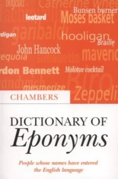 Image of Chambers Dictionary of Eponyms by Martin H Manser Book