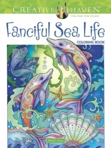 image of Creative Haven Fanciful Sea Life Coloring Book