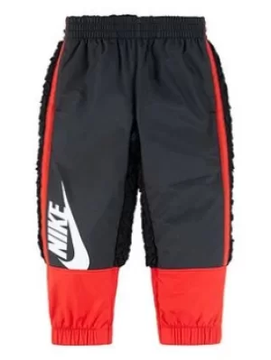 image of Boys, Nike Amplify Sherpa Pant, Black/Red, Size 3-4 Years