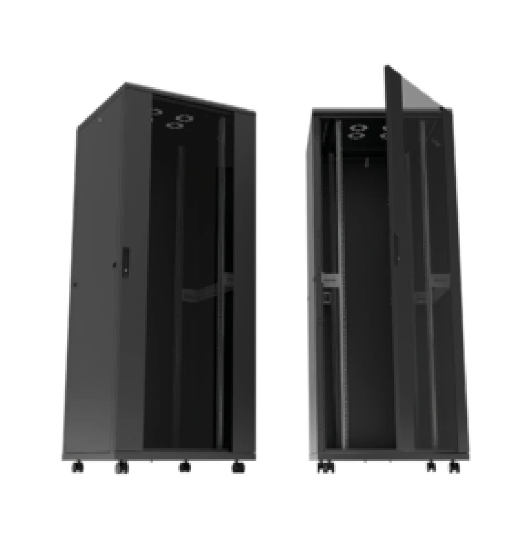 Image of LogiLink D22S61B rack cabinet Freestanding rack Black