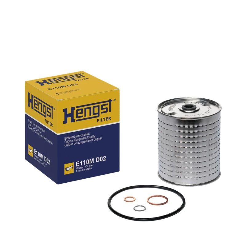 Image of Oil filter HENGST FILTER E110M D02
