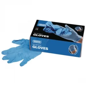 Image of Draper 63758 Large Nitrile Gloves (Box of 100)