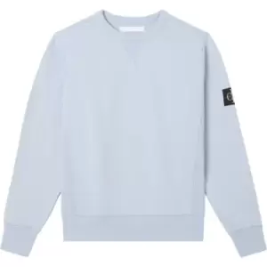 Image of Calvin Klein Jeans Badge Crew Sweatshirt - Blue