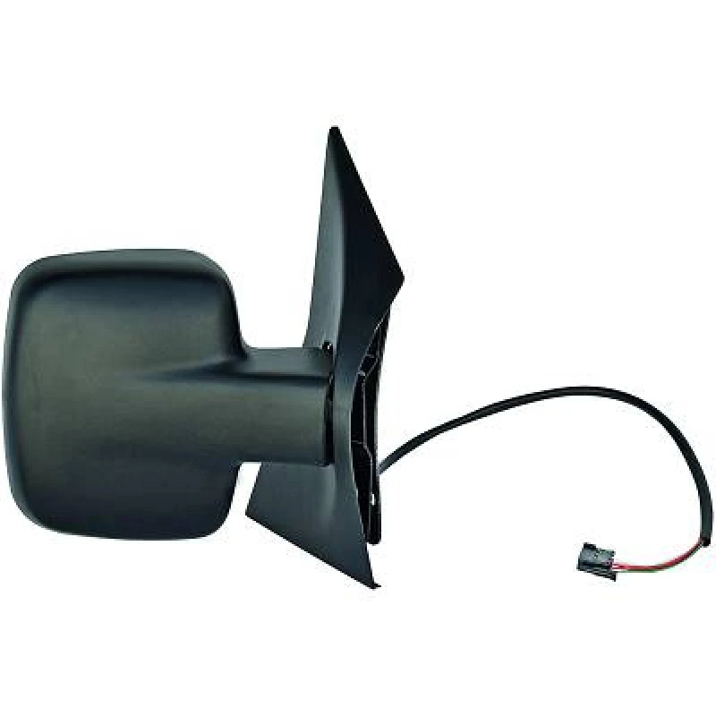 Image of DIEDERICHS 1665224 Wing mirror Right, black, Complete Mirror, Grained Outside Mirror (50)