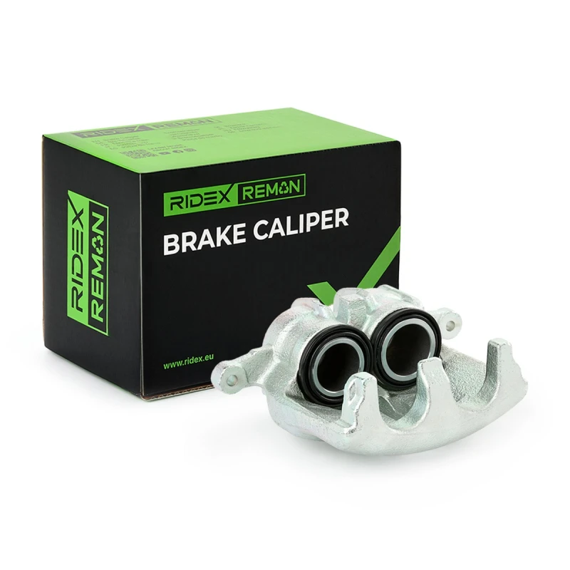 Image of RIDEX REMAN 78B1393R Brake caliper Front Axle Left Cast Iron, Grey Cast Iron Brake Caliper (78)