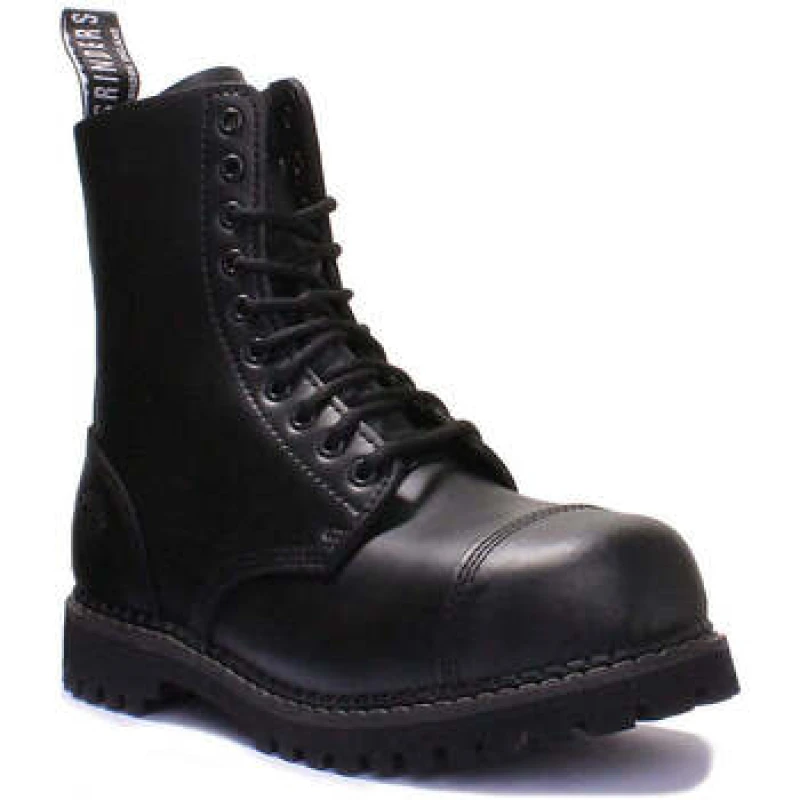 Image of Grinders Mens Stag CS Black Safety Steel Toe Cap Boots - EU 39 Black male EA1447BK39