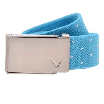 Image of Callaway V Print Belt Womens - River Blue
