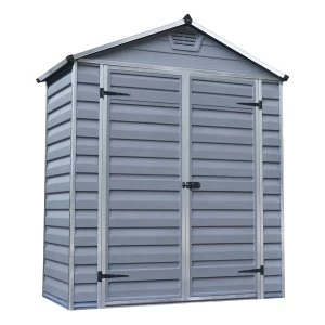 Image of Palram SkyLight Shed 6 x 3 - Dark Grey