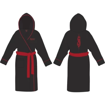 Image of Slipknot - Logo & Tribal S Unisex Medium - Large Bathrobe - Black